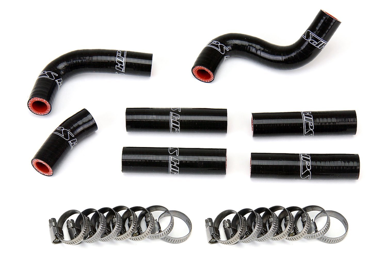 57-1344-BLK Heater Hose Kit, High-Temp 3-Ply Reinforced Silicone, Replace OEM Rubber Heater Coolant Hoses