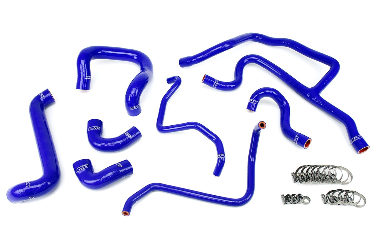 57-1427-BLUE Coolant Hose Kit, High-Temp 3-Ply Reinforced Silicone, Replace Rubber Radiator Heater Coolant Hoses