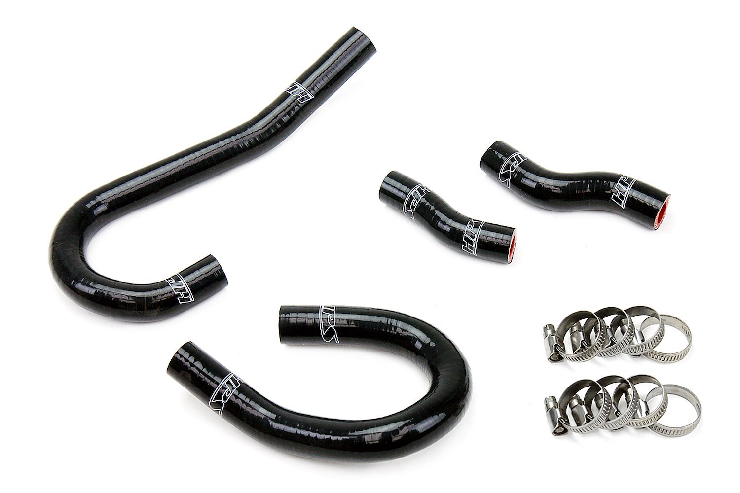 57-1473-BLK Heater Hose Kit, High-Temp 3-Ply Reinforced Silicone, Replace OEM Rubber Heater Coolant Hoses