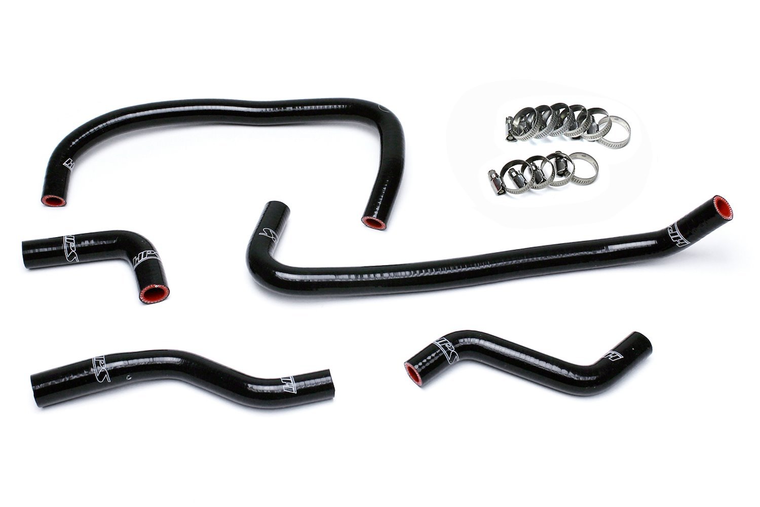 57-1503H-BLK Heater Hose Kit, High-Temp 3-Ply Reinforced Silicone, Replace OEM Rubber Heater Coolant Hoses
