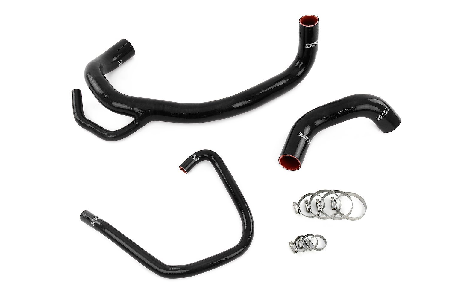 57-1616R-BLK Radiator Hose Kit, High-Temp 3-Ply Reinforced Silicone, Replaces OEM Rubber Radiator Hoses