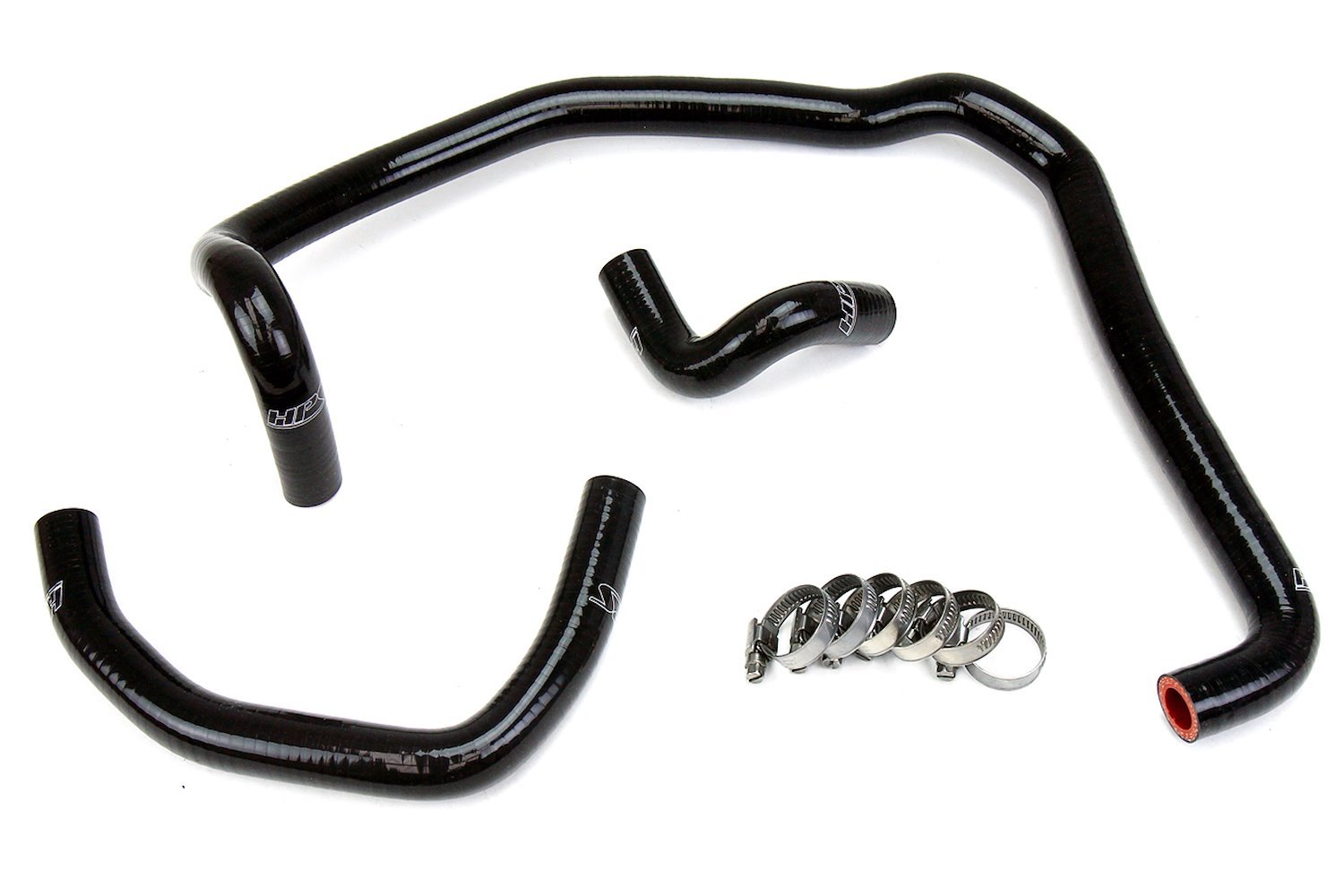 57-1746H-BLK Heater Hose Kit, High-Temp 3-Ply Reinforced Silicone, Replace OEM Rubber Heater Coolant Hoses