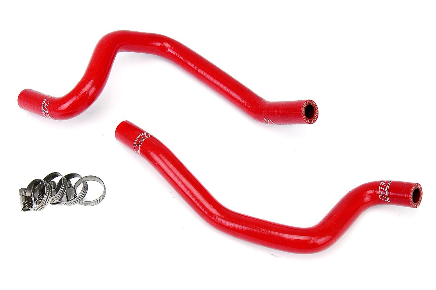 57-1802-RED Heater Hose Kit, 3-Ply Reinforced Silicone, Replace OEM Rubber Heater Coolant Hoses