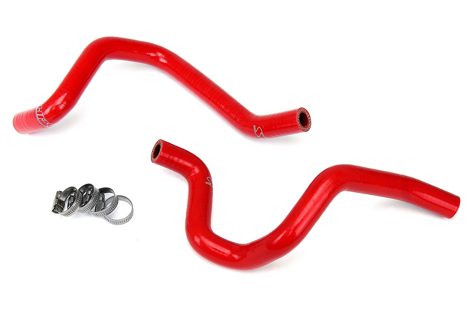 57-1804-RED Heater Hose Kit, 3-Ply Reinforced Silicone, Replace OEM Rubber Heater Coolant Hoses