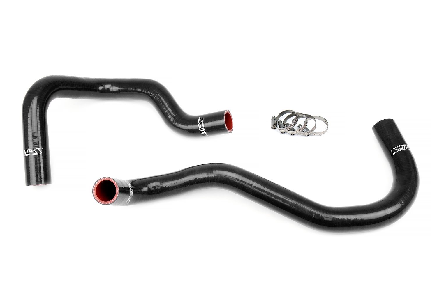 57-1921R-BLK Radiator Hose Kit, High-Temp 3-Ply Reinforced Silicone, Replaces OEM Rubber Radiator Hoses