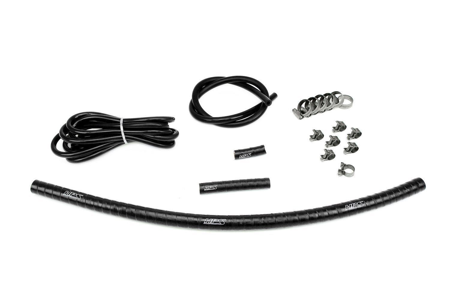 57-2013-BLK Vacuum Hose Kit, High-Temp. & Oil Resistant Silicone, Replaces Rubber Vacuum & Breather Hose