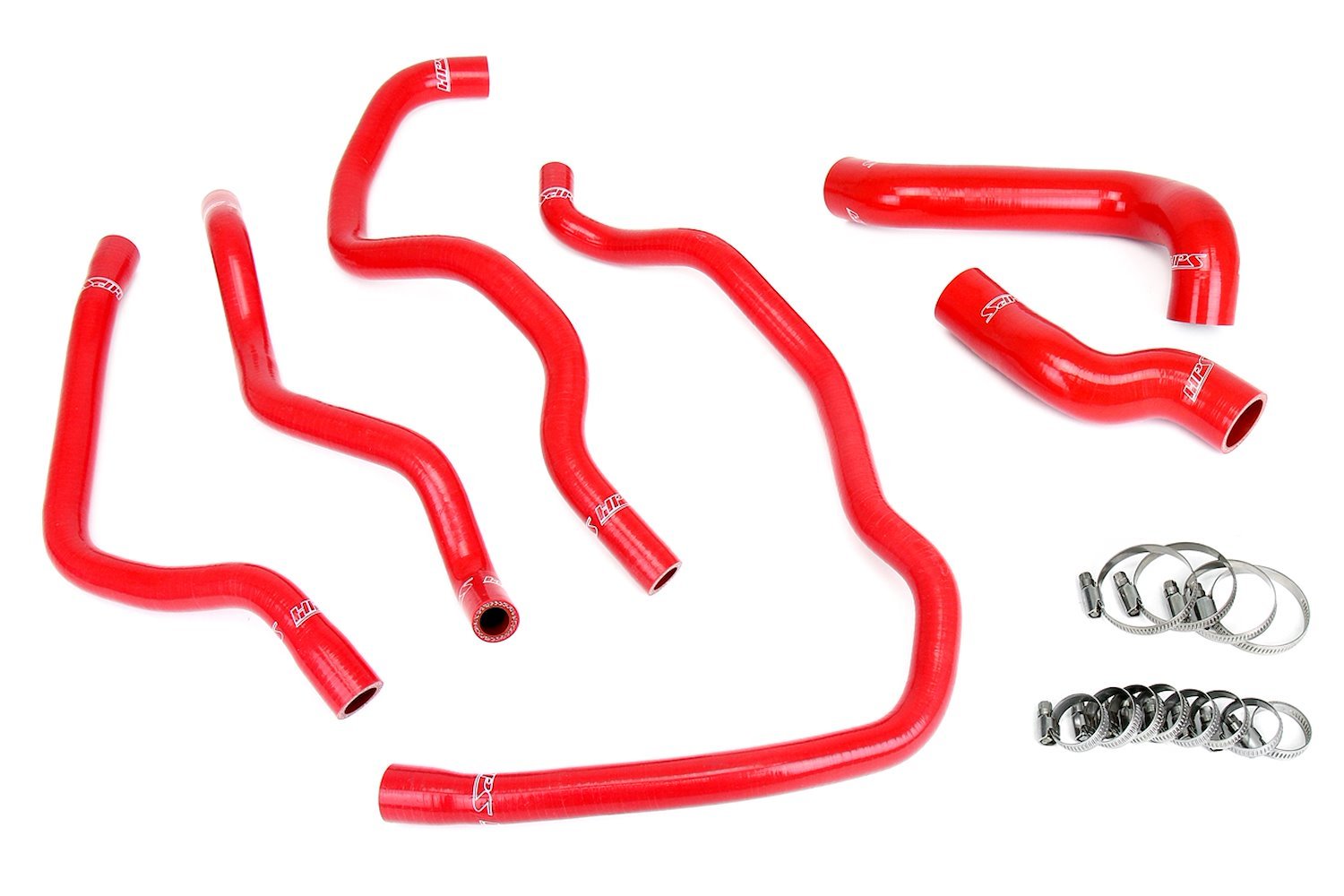 57-2076-RED Radiator and Heater Hose Kit, 3-Ply Reinforced Silicone, Replaces Rubber Radiator & Heater Hoses