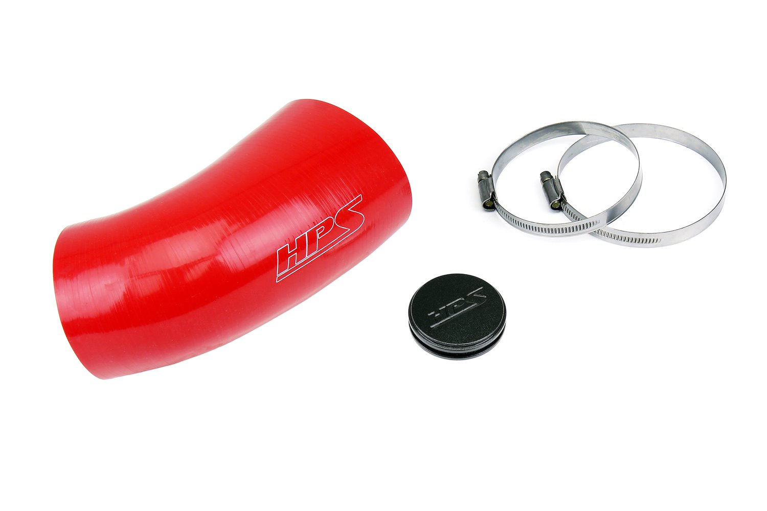 57-2077-RED Silicone Air Intake Kit, Increase 5.6 HP & 6.3 ft.-lb. TQ, Improve Throttle Response, No Heat Soak