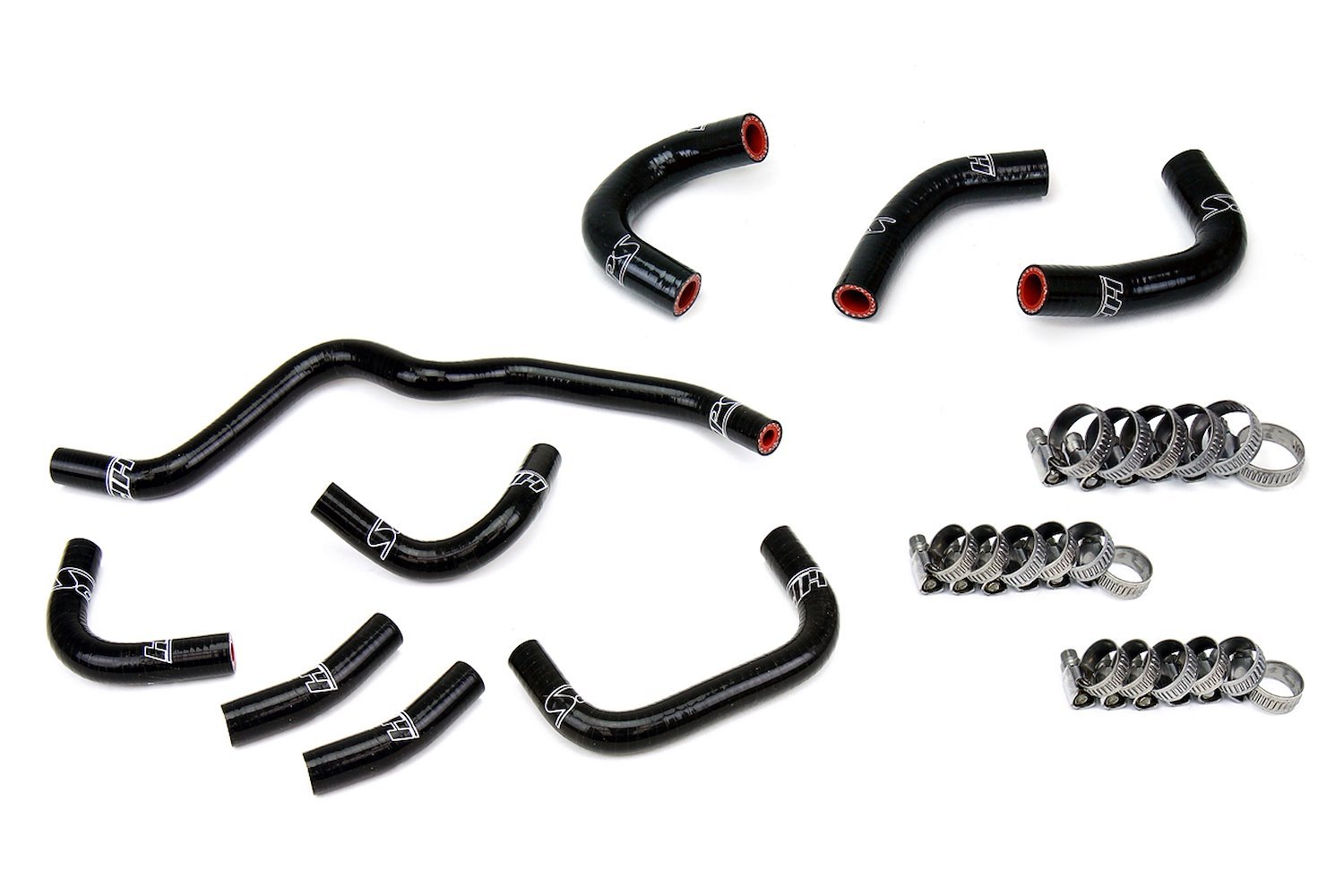 57-2079-BLK Coolant Hose Kit, 3-Ply Reinforced Silicone, Upgraded Oil Cooler & Throttle Body Coolant Hoses