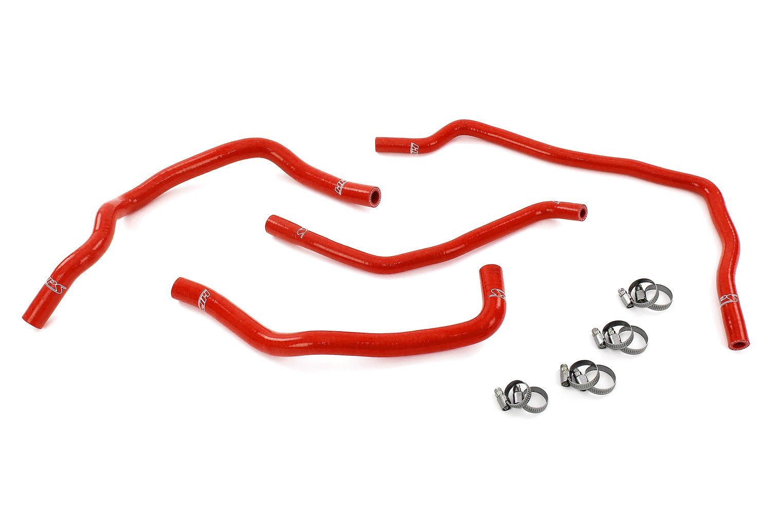57-2102-RED Heater and Expansion Tank Hose Kit, 3-Ply Reinforced Silicone, Replaces Heater & Expansion Tank Coolant Hoses