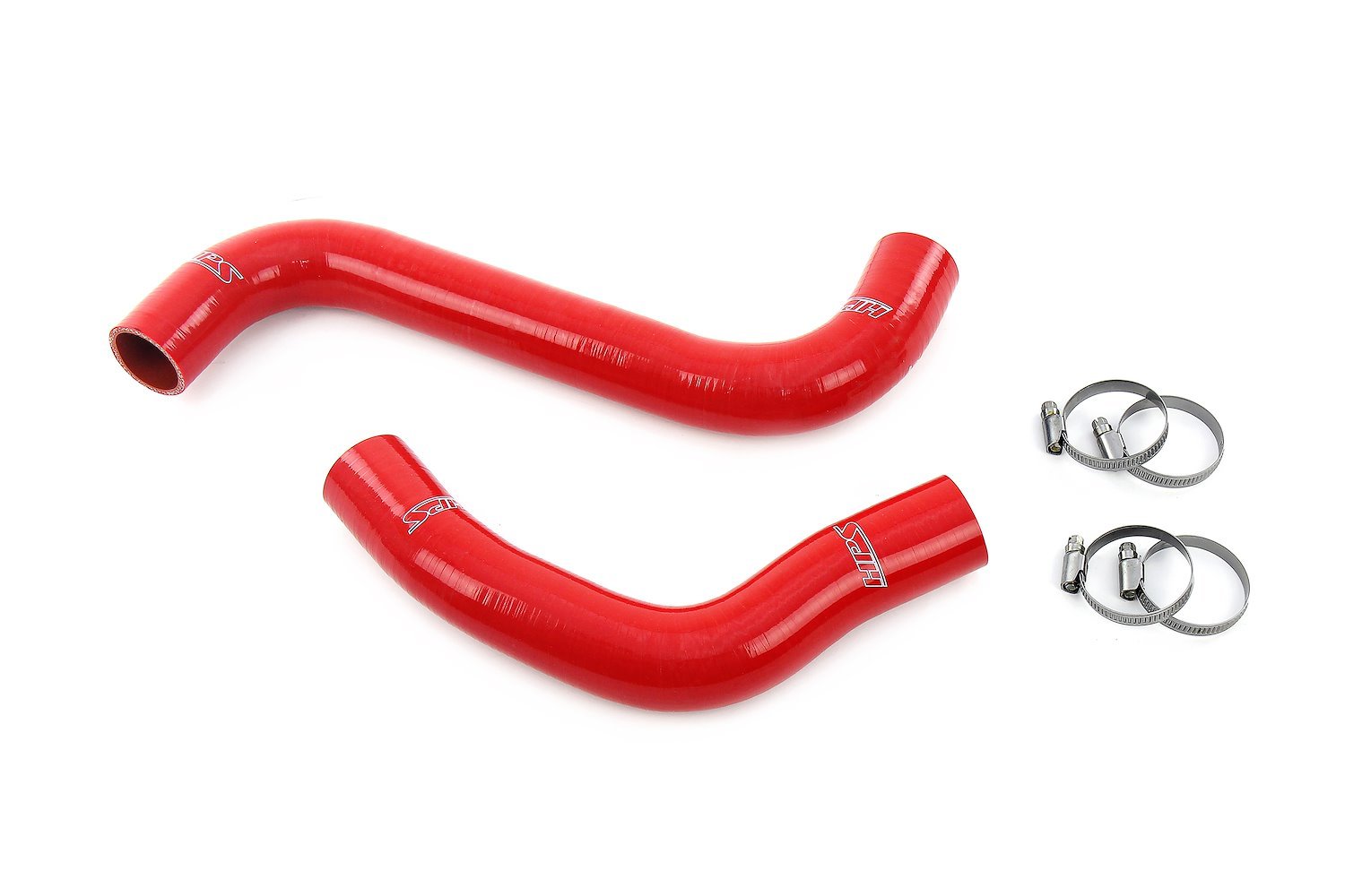 57-2107-RED Radiator Hose Kit, 3-Ply Reinforced Silicone, Replaces Rubber Radiator Coolant Hoses