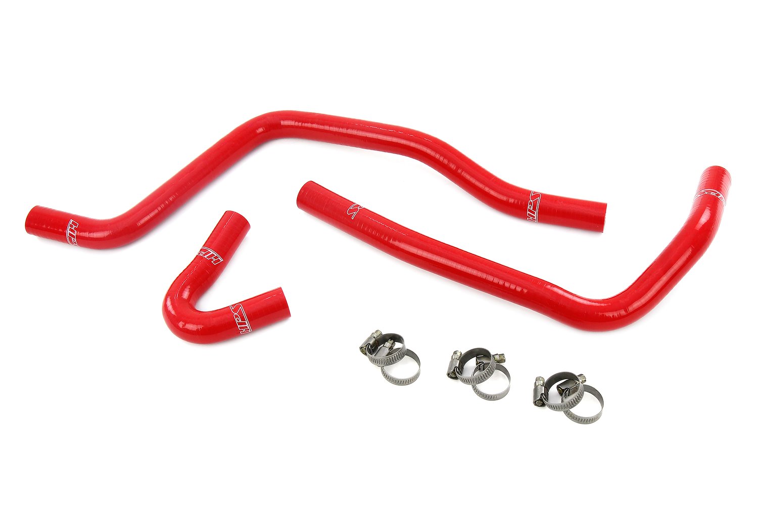 57-2120-RED Heater Hose Kit, 3-Ply Reinforced Silicone, Replaces OEM Rubber Heater Coolant Hoses