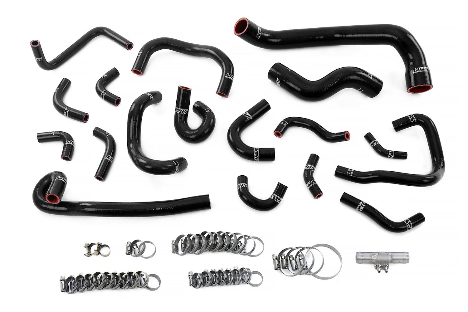 57-2136-BLK Coolant Hose Kit, 3-Ply Reinforced Silicone Coolant & IDle Air Control Hoses