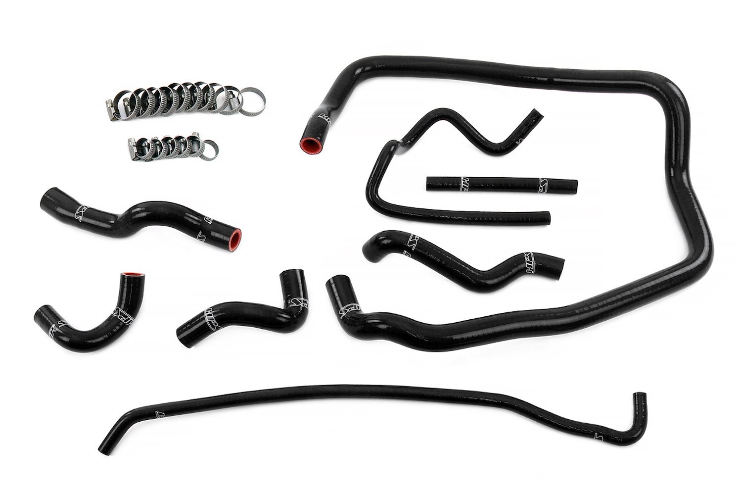 57-2138-BLK Coolant Hose Kit, 3-Ply Reinforced Silicone, Replaces Heater, Throttle Body, Expansion Tank Hoses