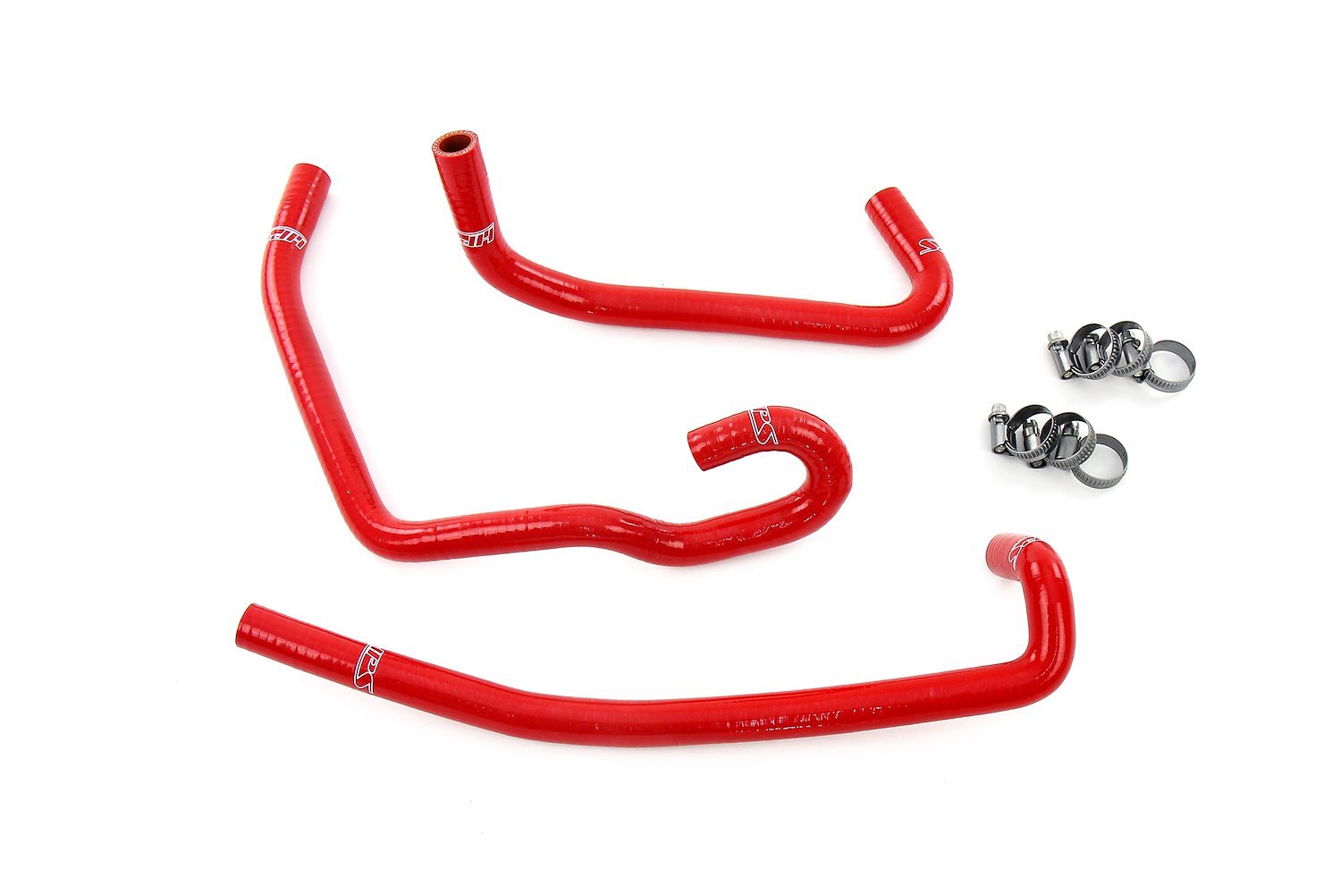57-2141H-RED Heater Hose Kit, 3-Ply Reinforced Silicone, Replaces Rubber Heater Coolant Hoses
