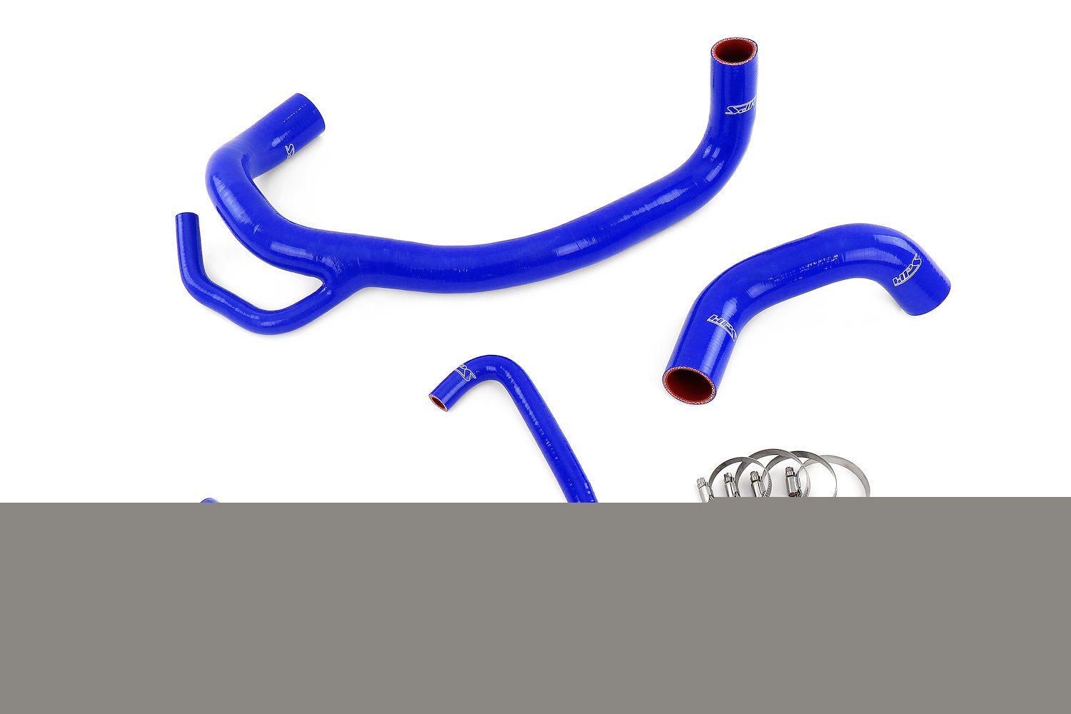 57-1616R-BLUE Radiator Hose Kit, High-Temp 3-Ply Reinforced Silicone, Replaces OEM Rubber Radiator Hoses