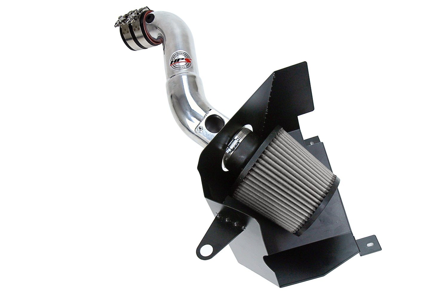 827-599P Air Intake Kit, Dyno Proven +6.1 HP, +6.2 TQ, Heat Shield, High-Flow Air Filter