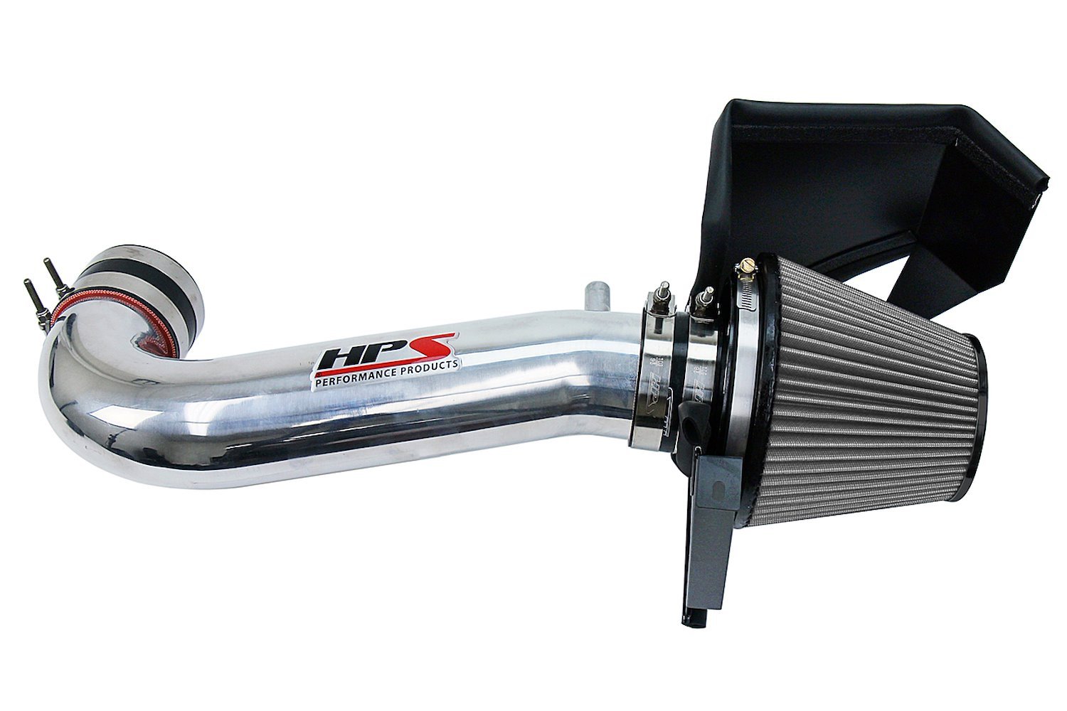827-600P Air Intake Kit, Dyno Proven +11 HP, +12.7 TQ, Heat Shield, High-Flow Air Filter