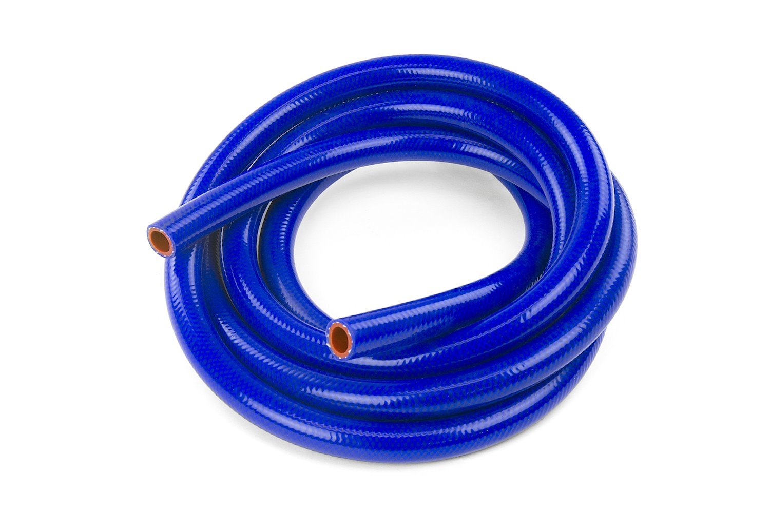 HTHH-013-BLUEx10 Silicone Heater Hose Tubing, High-Temp Reinforced, 1/8 in. ID, 10 ft. Roll, Blue