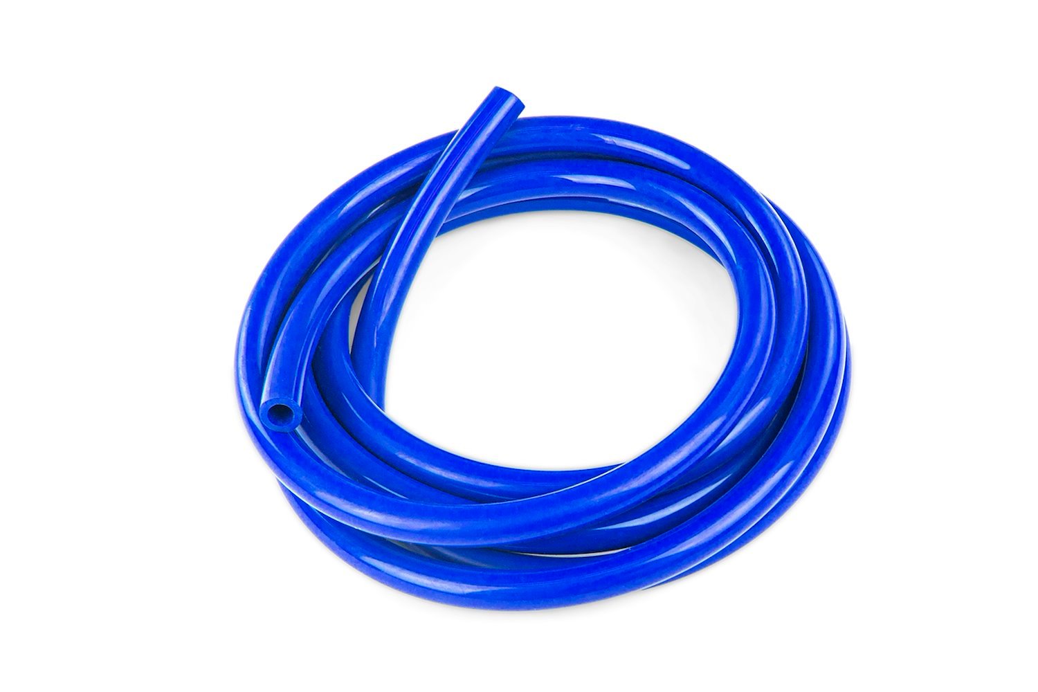 HTSVH3TW-BLUEx5 High-Temperature Silicone Vacuum Hose Tubing, 1/8 in. ID, 5 ft. Roll, Blue