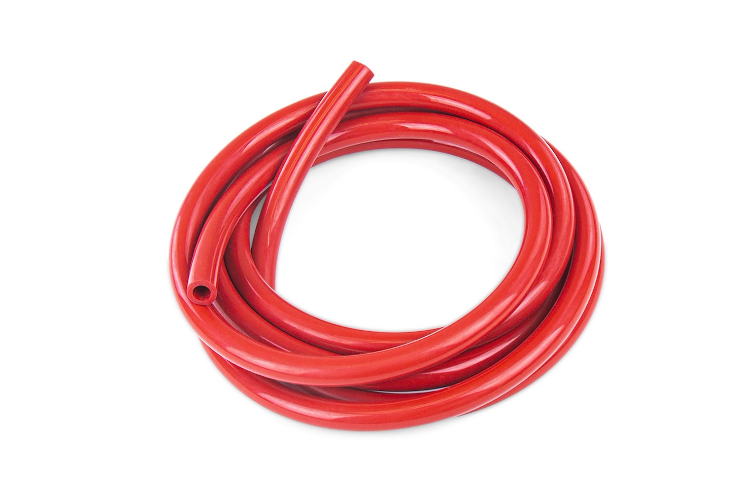 HTSVH5-REDx5 High-Temperature Silicone Vacuum Hose Tubing, 13/64 in. ID, 5 ft. Roll, Red