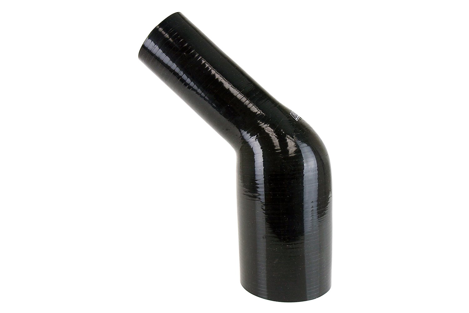 HTSER45-150-200-BLK Silicone 45-Degree Elbow Hose, High-Temp 4-Ply Reinforced, 1-1/2 in. - 2 in. ID, Black