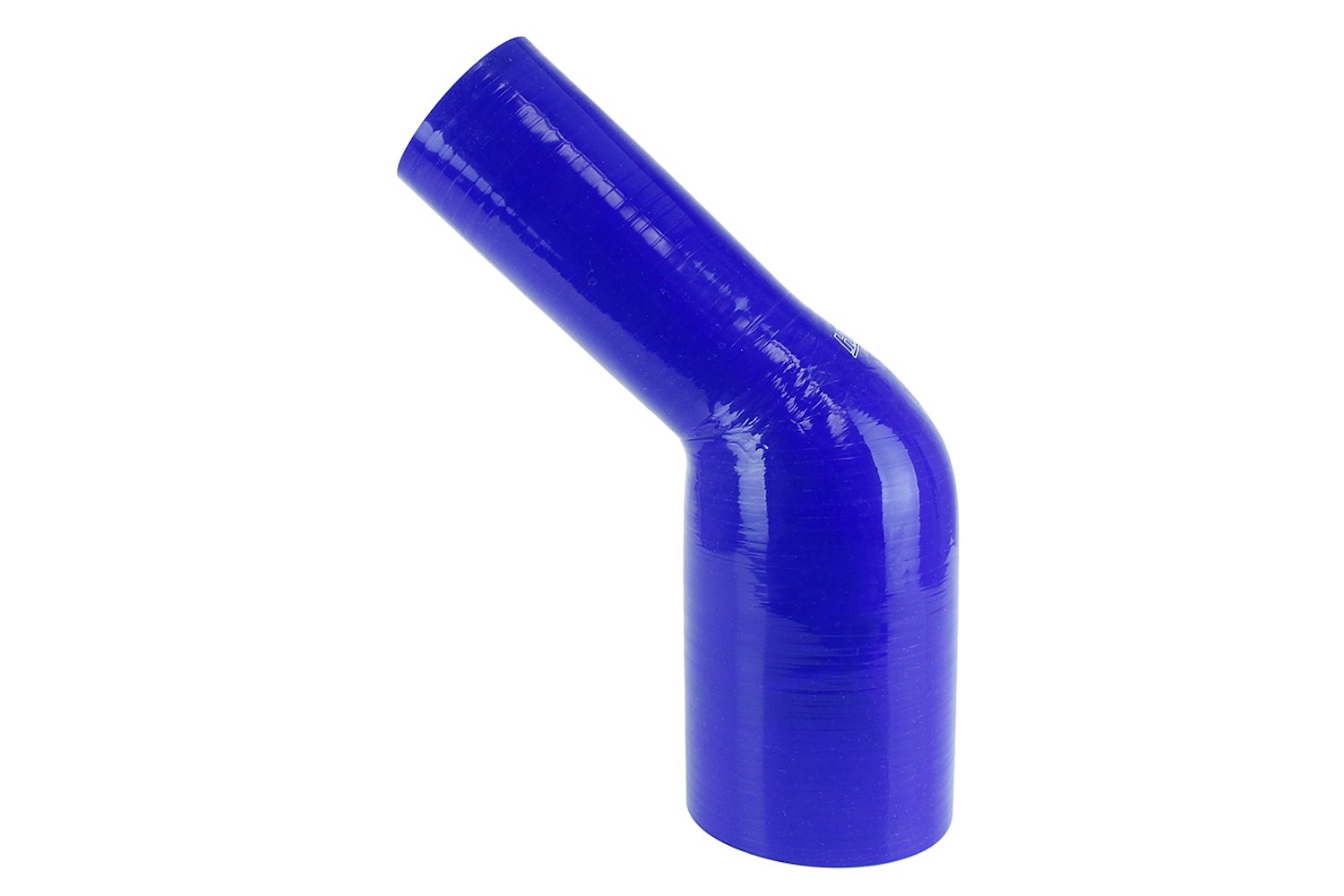 HTSER45-200-325-BLUE Silicone 45-Degree Elbow Hose, High-Temp 4-Ply Reinforced, 2 in. - 3-1/4 in. ID, Blue
