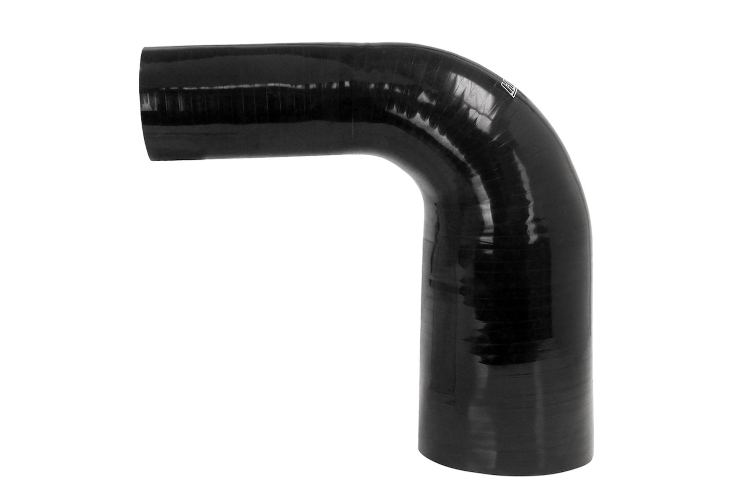 HTSER90-200-325-BLK Silicone 90-Degree Elbow Hose, High-Temp 4-Ply Reinforced, 2 in. - 3-1/4 in. ID, Black