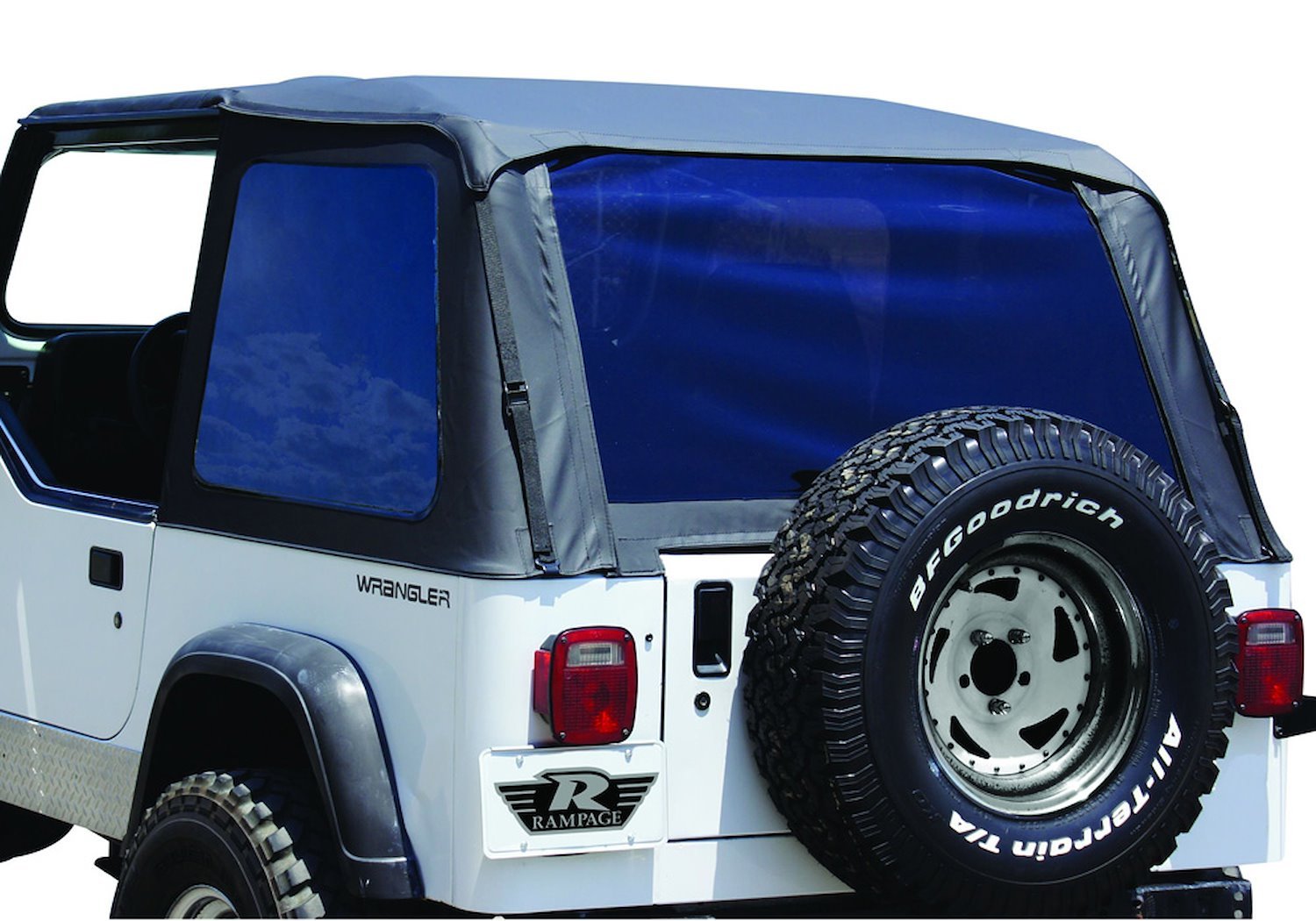 109435 Trail Top Frameless Soft Top Kit for 1992-1995 Jeep Wrangler YJ [Black Diamond]
