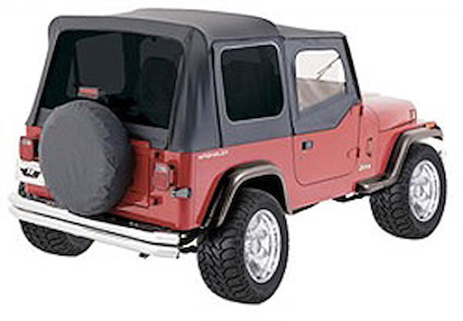 COMPLETE TOP FRAME AND HARDWARE 87-95 JEEP WRANGLER