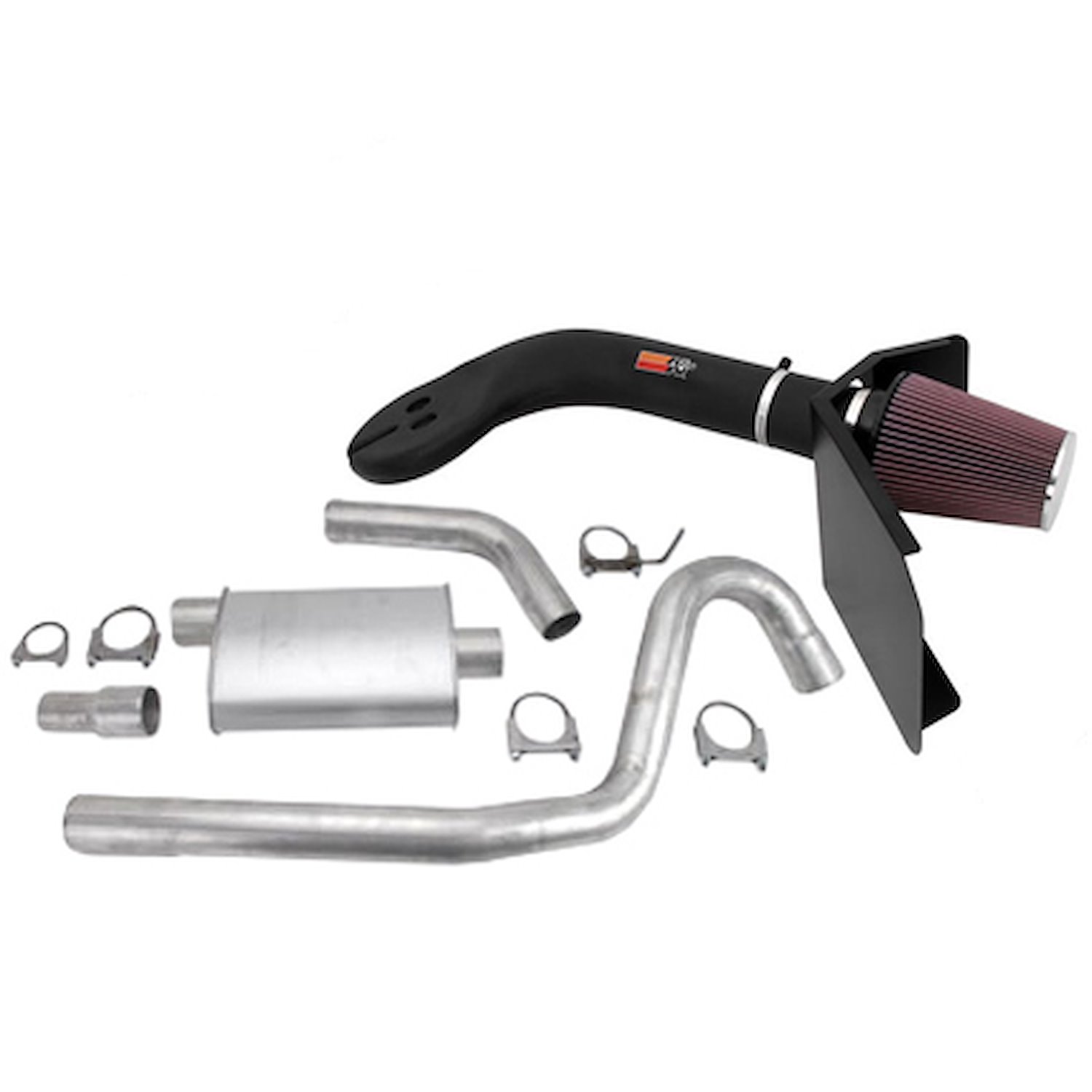 K&N FIPK Cold Air Intake with JEGS Exhaust System 1993-1998 Jeep Grand Cherokee 5.2L