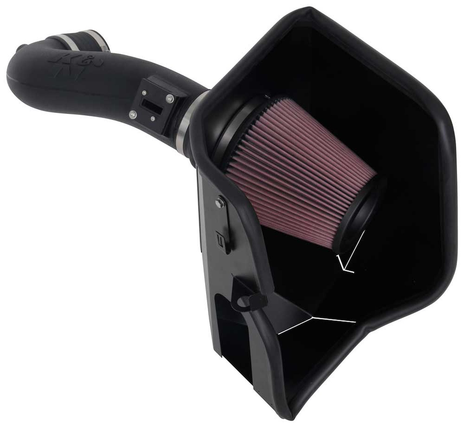 63 Series AirCharger High-Flow Intake Kit Fits Select Cadillac, Chevy, GMC Trucks 5.3L/6.2L