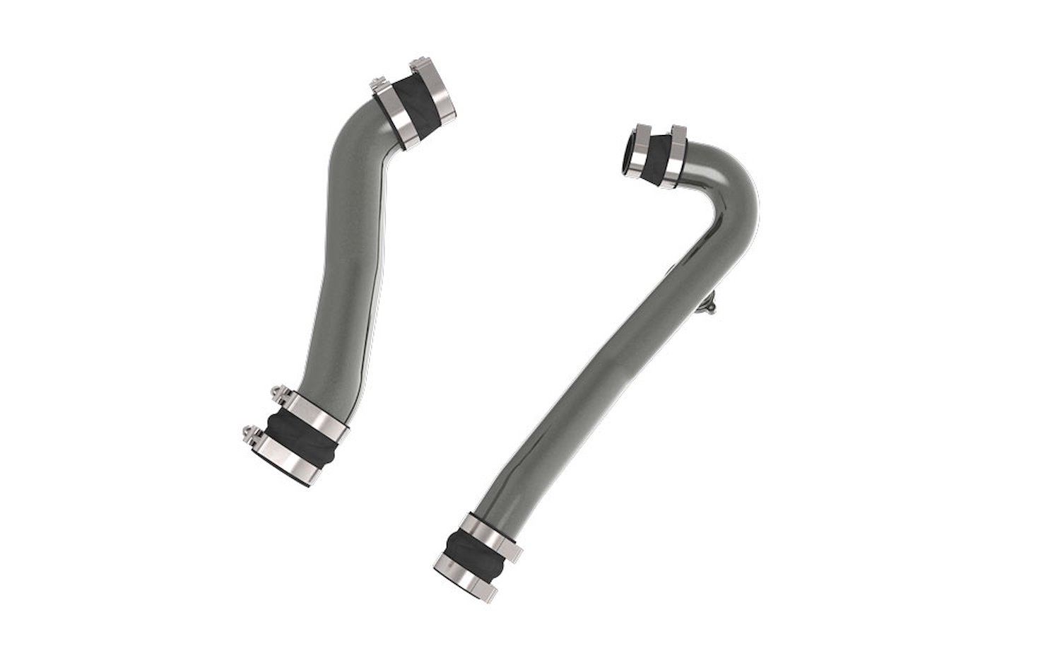 77-1010KC Intercooler Charge Pipe Kit Fits Select Ford Mustangs w/2.3L Ecoboost 4-Cylinder Engines [Gunmetal Finish]