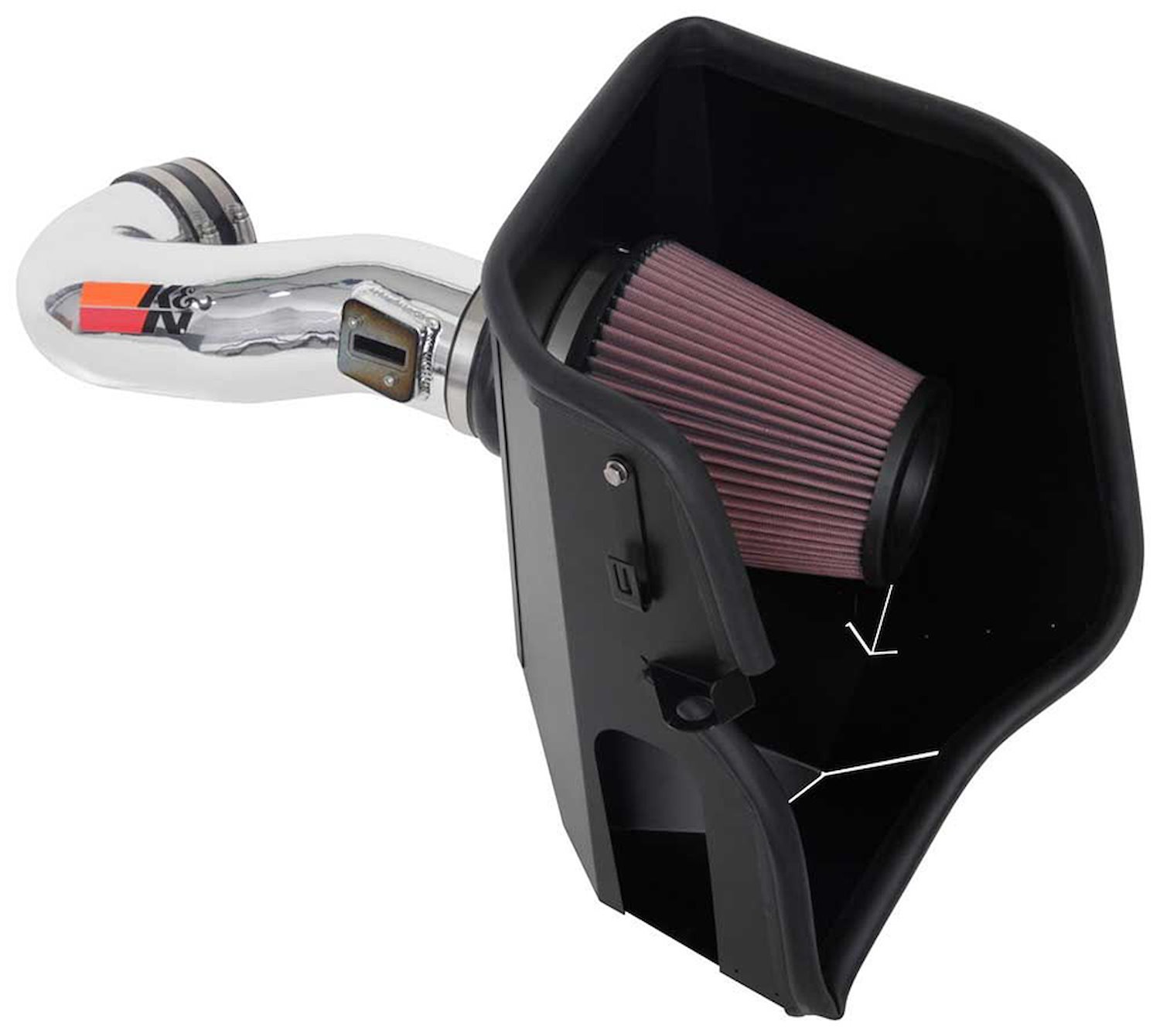 77 Series High-Flow Performance Air Intake System GM 1500 Truck 5.3/6.2L