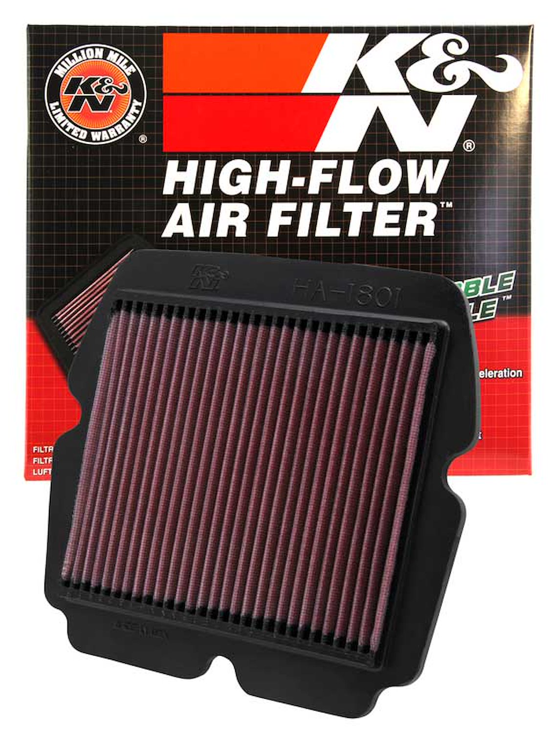 High-Performance Replacement Air Filter 2001-2013 Honda GL1800 Gold Wing