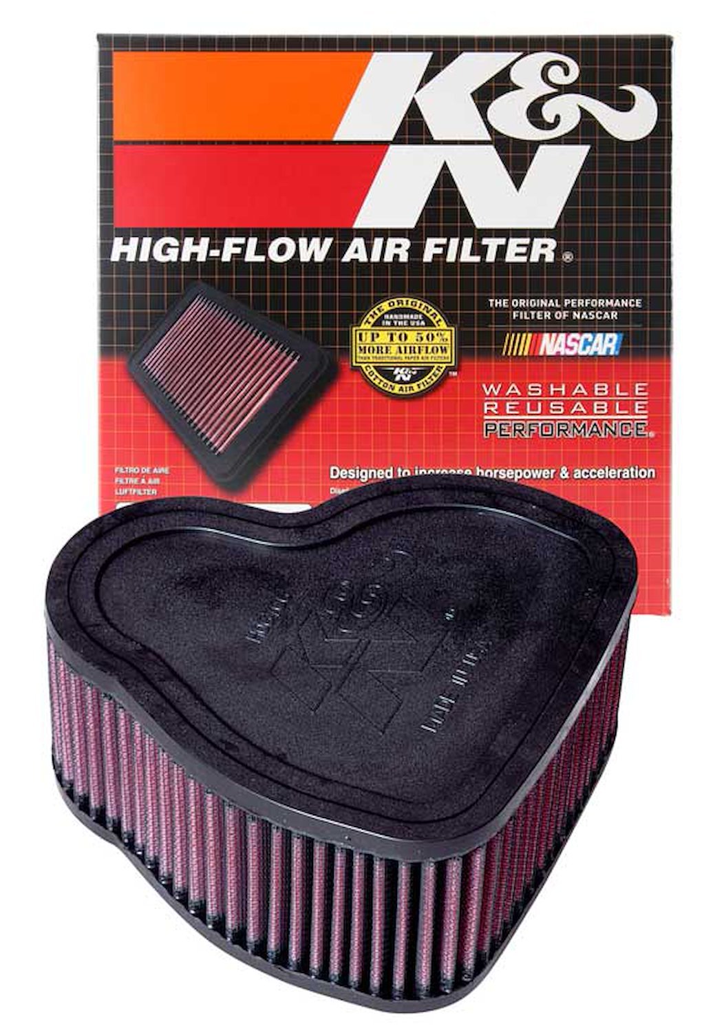 High-Performance Replacement Air Filter 2002-2008 Honda VTX1800