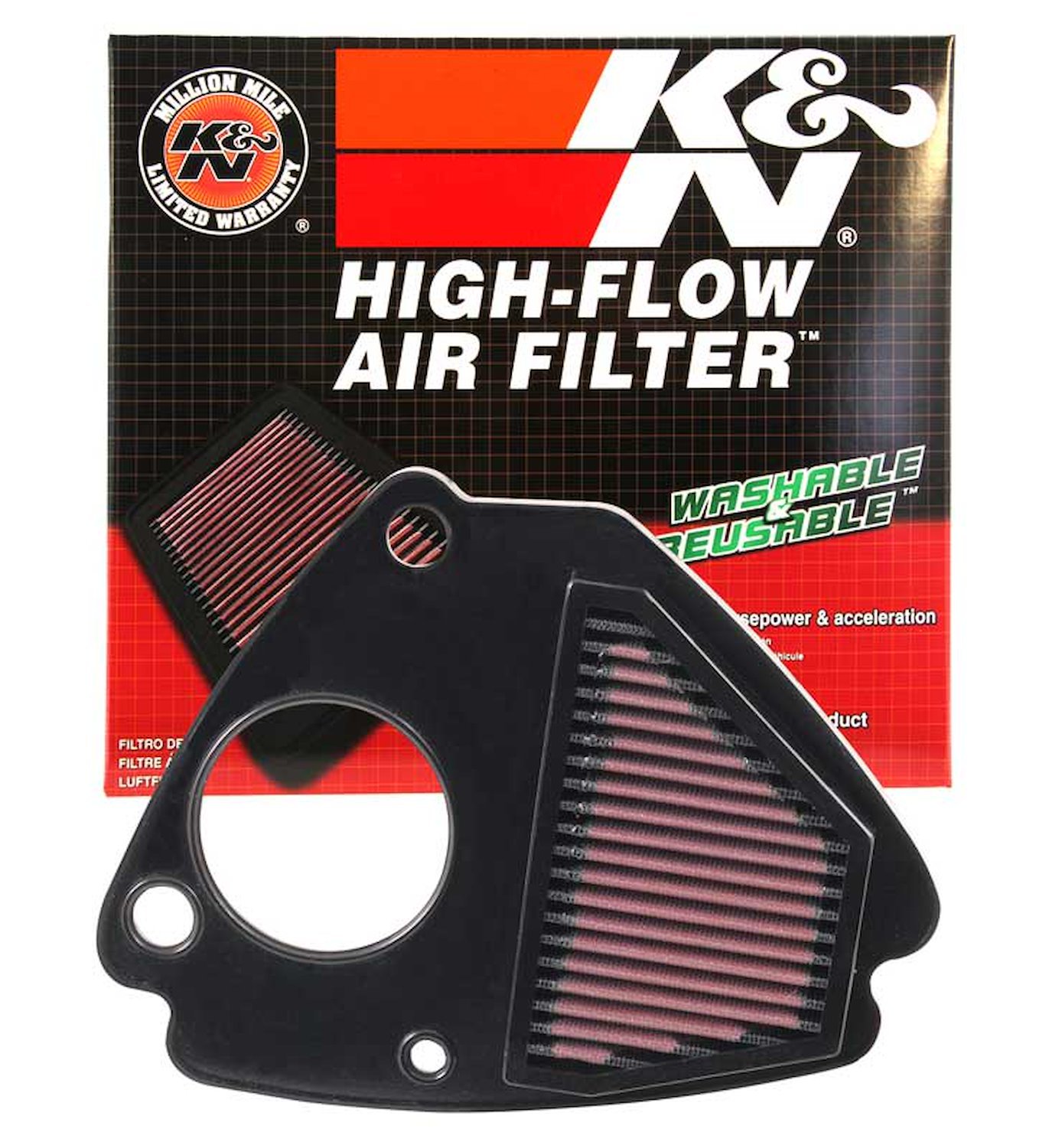 High-Performance Replacement Air Filter 1999-2007 Honda Shadow VLX VT600 C & CD Deluxe