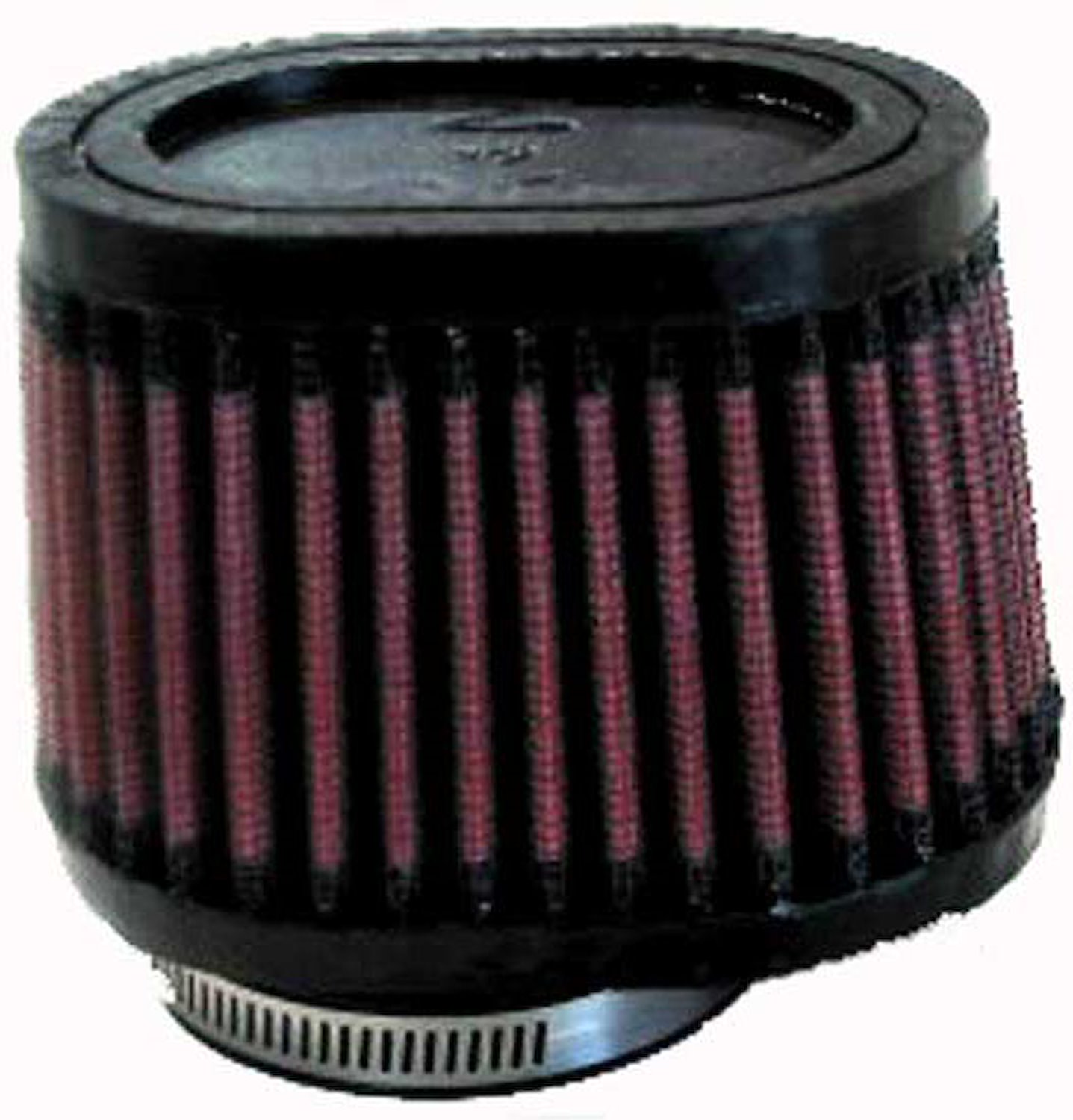 Oval Tapered Universal Clamp-On Air Filter Flange Dia - F: 2.125", 54mm
