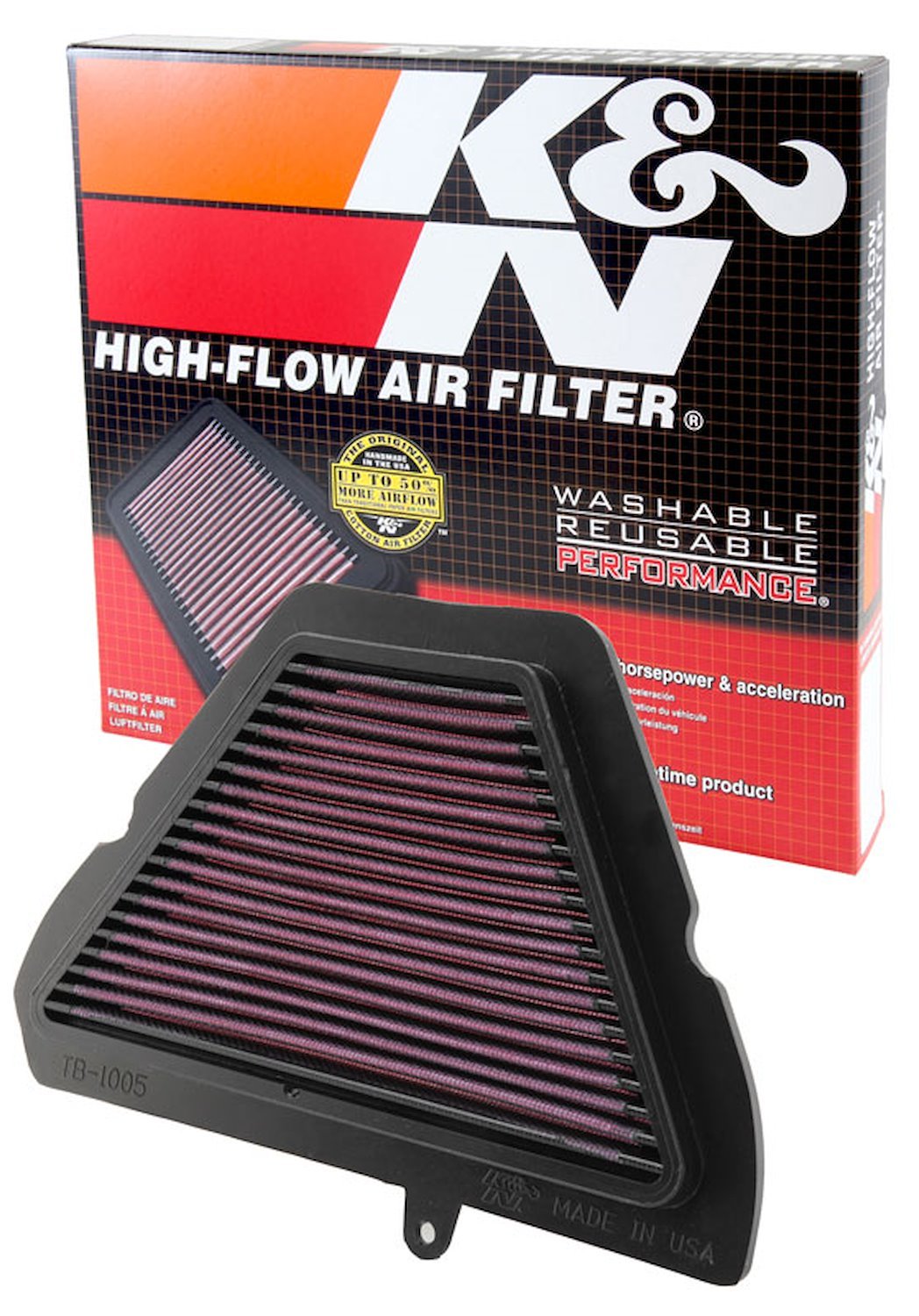 High-Performance Replacement Air Filter 2005-2010 Triumph Speed Triple