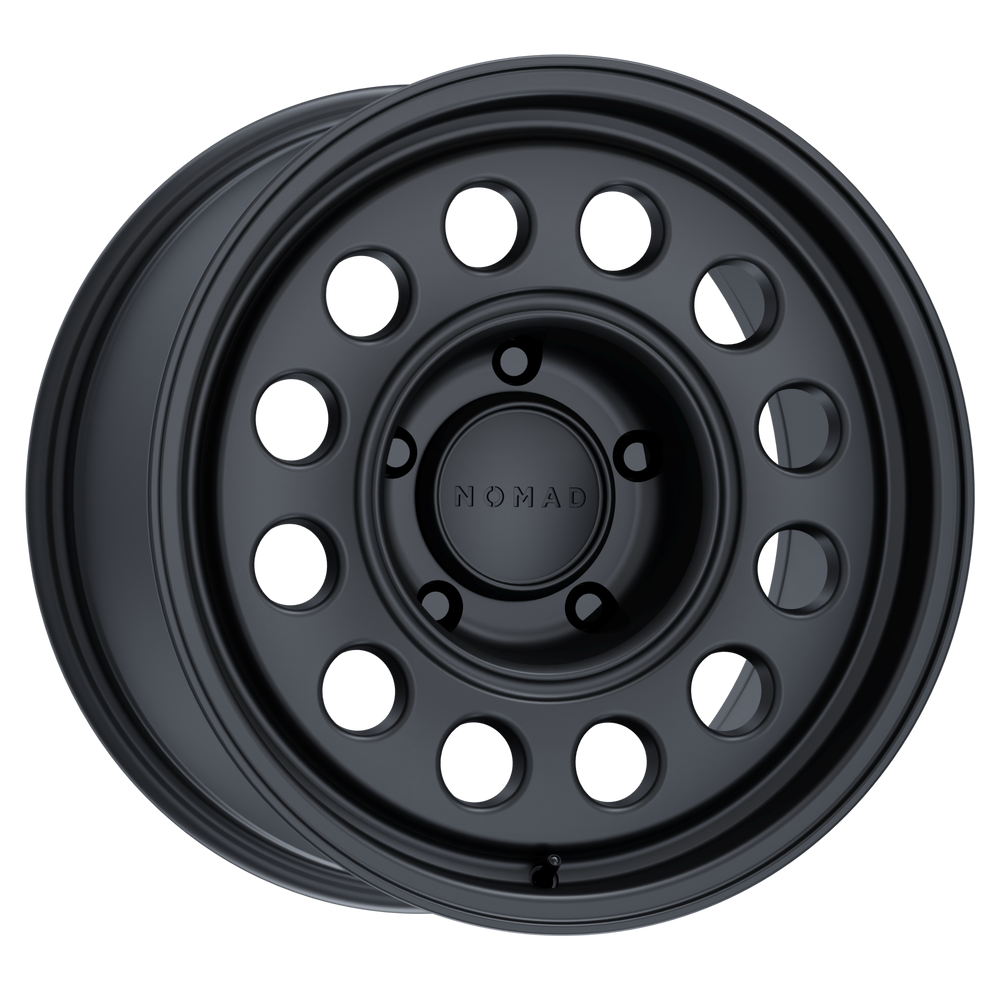 N501SB CONVOY Wheel, Size: 17" x 8.50", Bolt Pattern: 6 x 120 mm, Backspace: 4.75" [Finish: Satin Black]