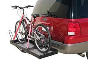Receiver Mounted Hitch Rack With Bike Rack 20" x 60" Cargo Carrier