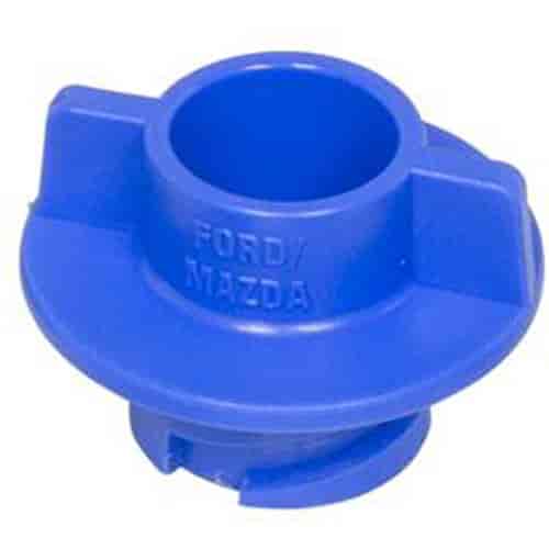 Ford/Mazda Oil Funnel Adapter with O-Ring Blue