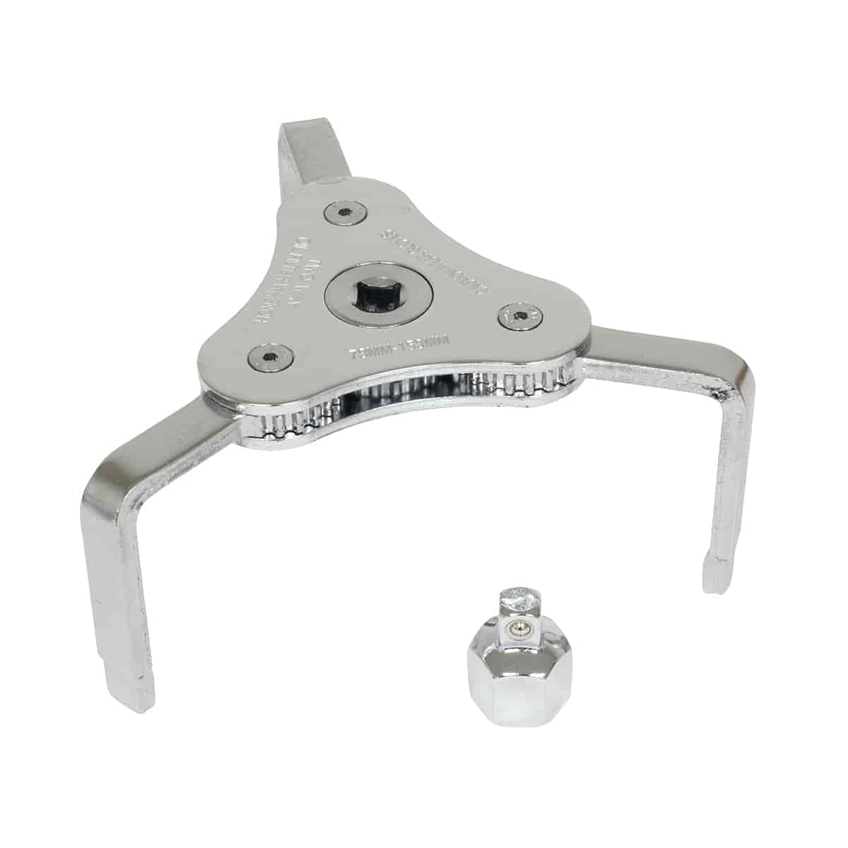 3-Jaw Oil Filter Wrench w/ Adapter