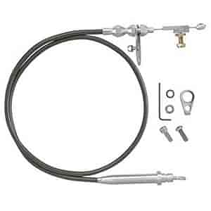 Hi-Tech Stainless Steel Braided Kickdown Cable Kit