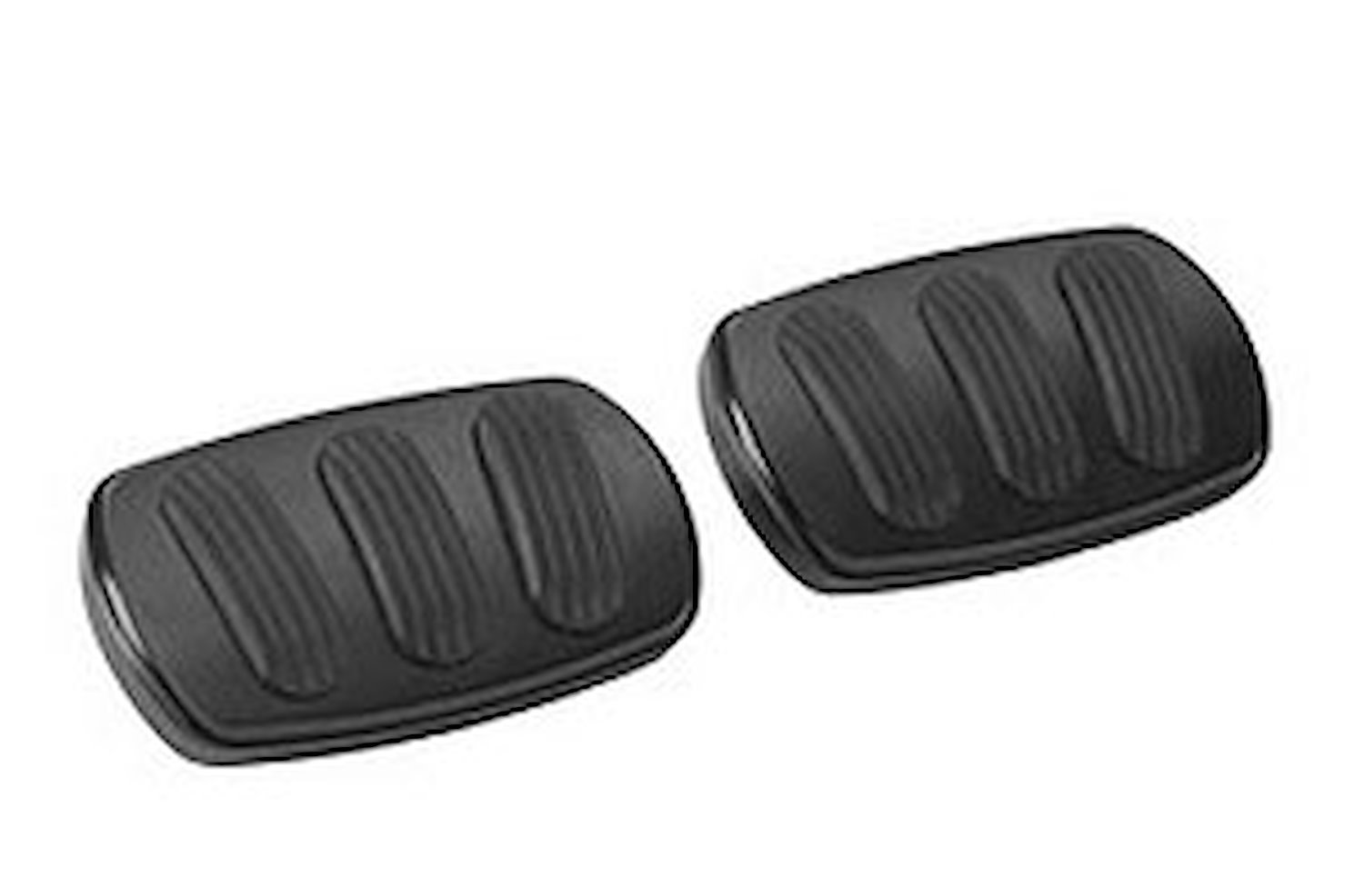 Billet Aluminum Curved Brake/Clutch Pad Midnight Series Black