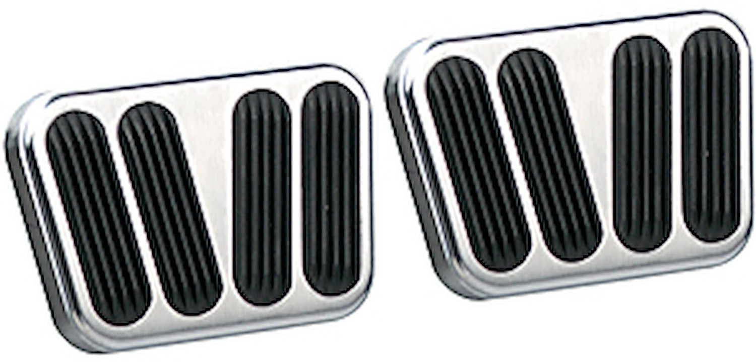 Billet Aluminum Brake/Clutch Pedal Pads 1967-69 Camaro (Manual Transmission)