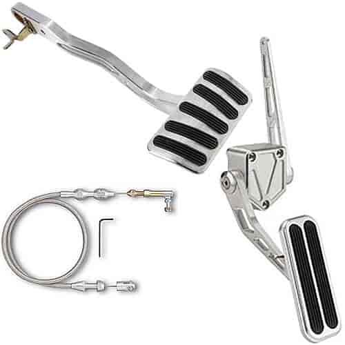 Billet Aluminum Throttle & Brake Pedal Kit