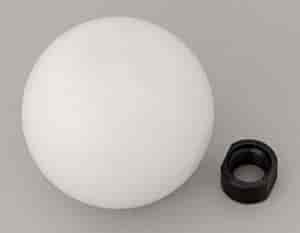 Plain White Shifter Ball 2-1/4" Diameter