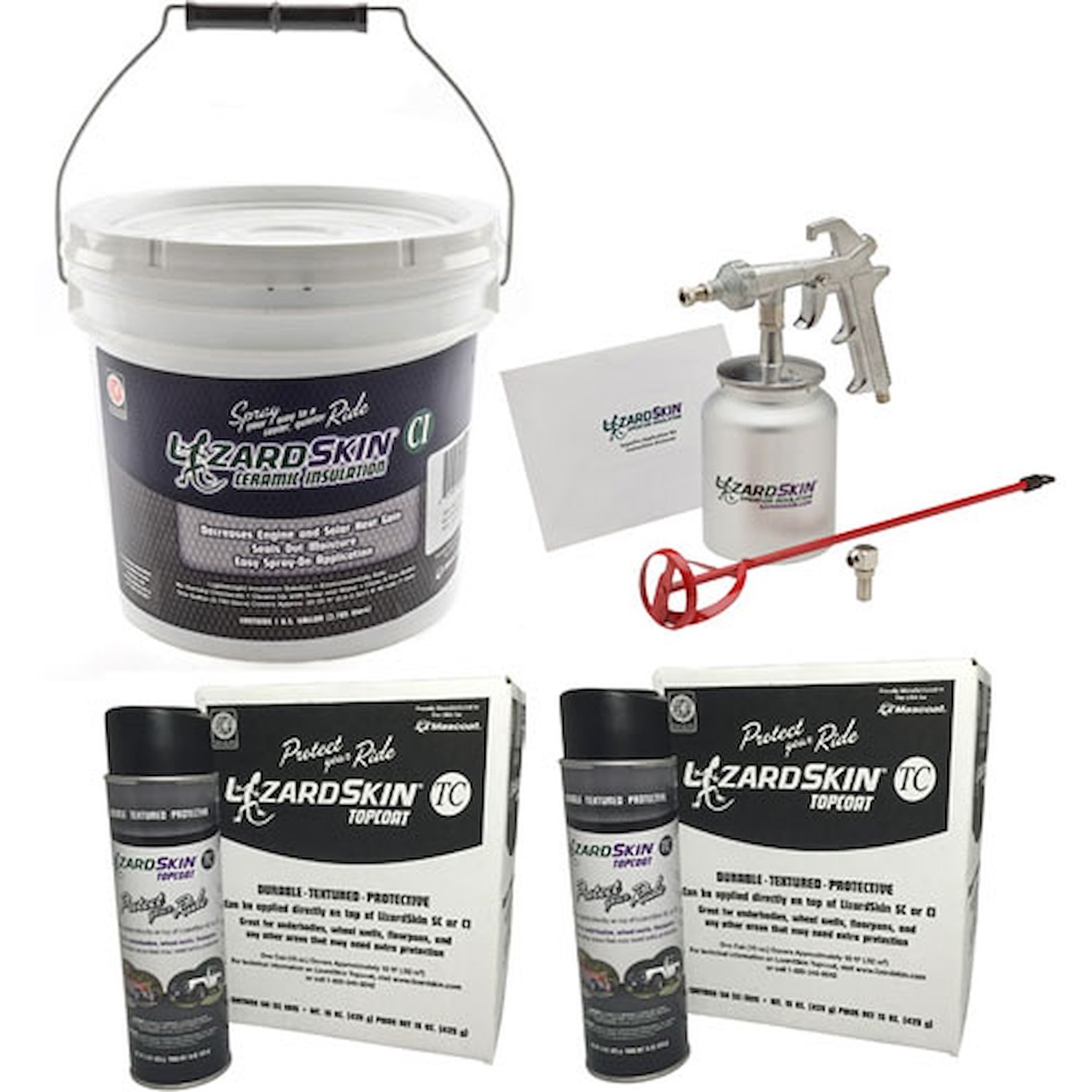 Ceramic Insulation And Gun Kit Includes: White Ceramic Insulation (1 Gallon)