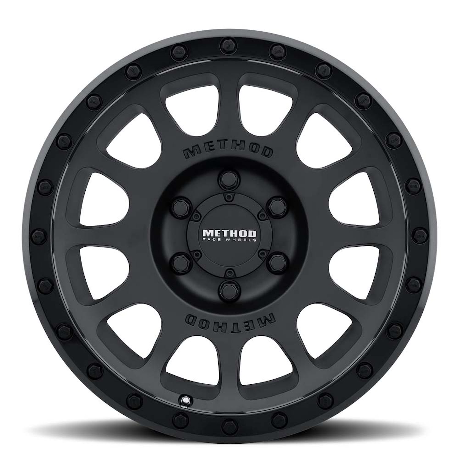 MR305785161000 STREET MR305 NV Wheel [Size: 17" x 8.5"] Matte Black w/ Gloss Black Lip